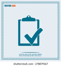 Vector checklist icon 