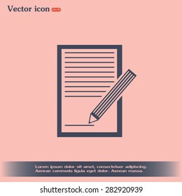 Vector checklist icon