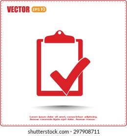 Vector checklist icon 
