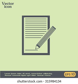 Vector checklist icon