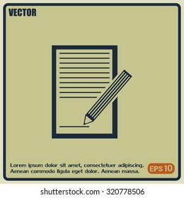 Vector checklist icon