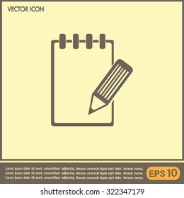 Vector checklist icon