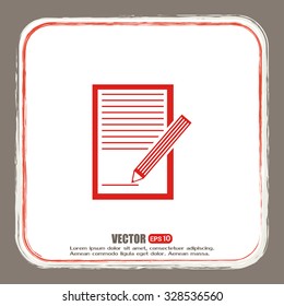 Vector checklist icon