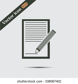 Vector checklist icon