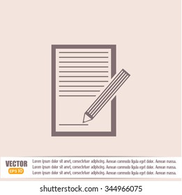 Vector checklist icon