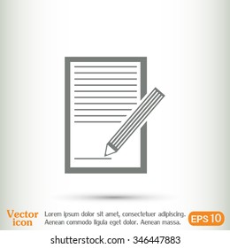 Vector checklist icon