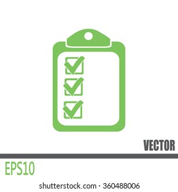 Vector checklist icon 