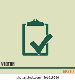 Vector checklist icon 