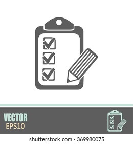 Vector checklist icon