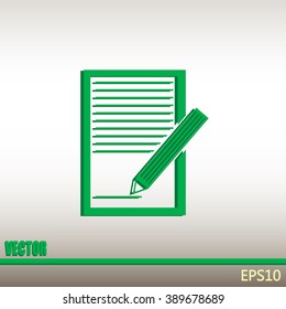 Vector checklist icon