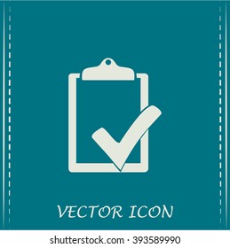 Vector checklist icon 
