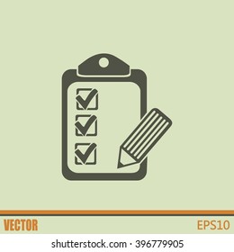 Vector checklist icon
