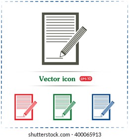 Vector checklist icon