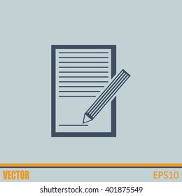 Vector checklist icon