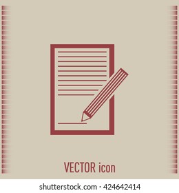 Vector checklist icon