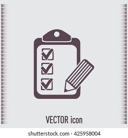 Vector checklist icon