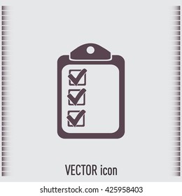 Vector checklist icon 