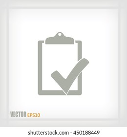 Vector checklist icon 