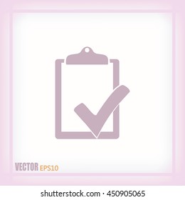 Vector checklist icon 