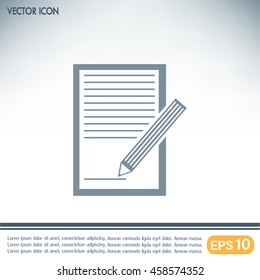 Vector checklist icon