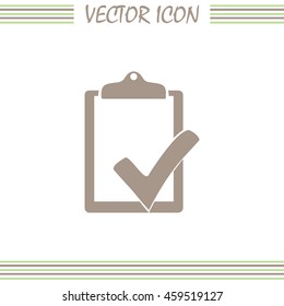 Vector checklist icon 