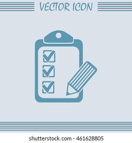Vector checklist icon