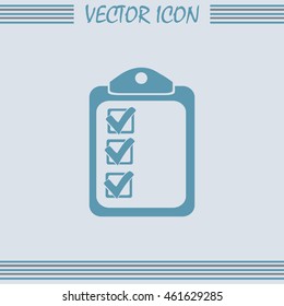 Vector checklist icon 