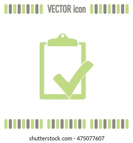 Vector checklist icon 