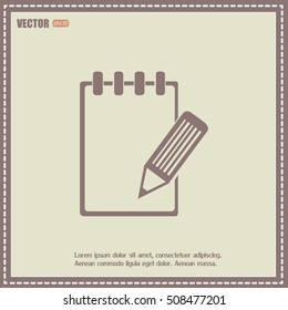 Vector checklist icon