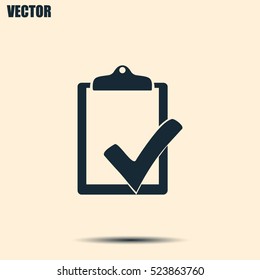 Vector checklist icon 