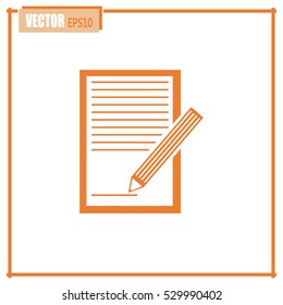 Vector checklist icon