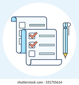 Vector checklist icon