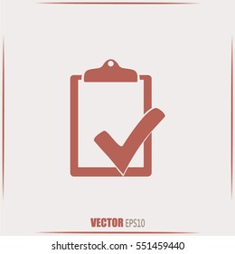 Vector checklist icon 
