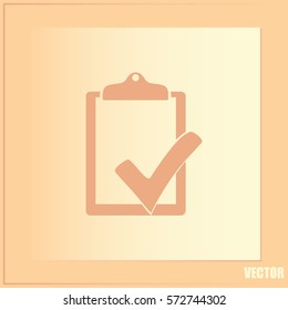 Vector checklist icon 