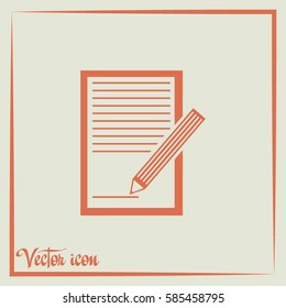 Vector checklist icon