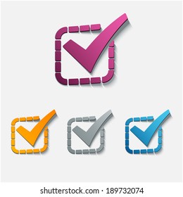 Vector checkmark set