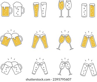 
Icono vectorial para bebidas alcohólicas