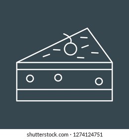 vector cheese icon 
