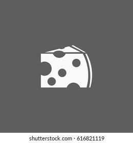 Vector cheese Icon