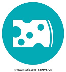 Vector cheese Icon