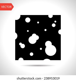 Vector cheese icon. Food icon. Eps10