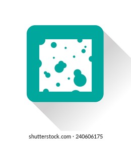 Vector cheese icon. Food icon. Eps10