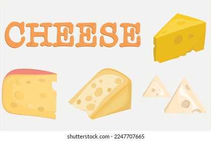 Vector of the cheese lover