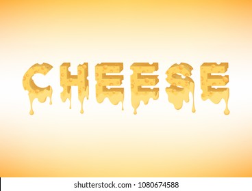 Vector CHEESE Melt 3D 