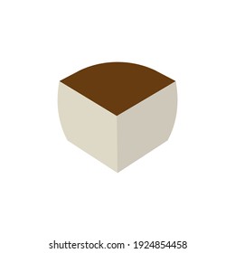 vector, cheese on white background