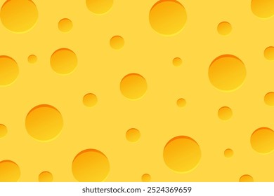 Fondo de patrón de queso Vector. Textura de queso.