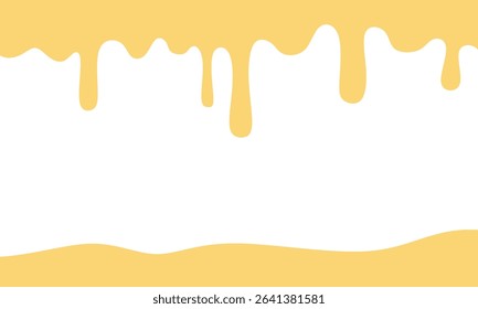 Vector cheese. wallpaper. background of melting cheese. Cheese frame. cheese melt