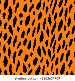 Vector cheetah stripe pattern design