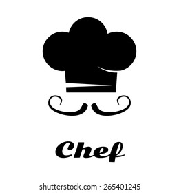 Vector chef card. Master-chef school. File format eps 10.