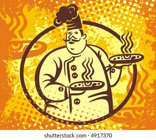 vector chef logo